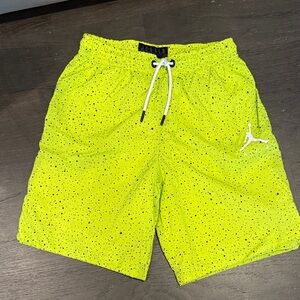 Jordan Bright Lime Athletic Shorts